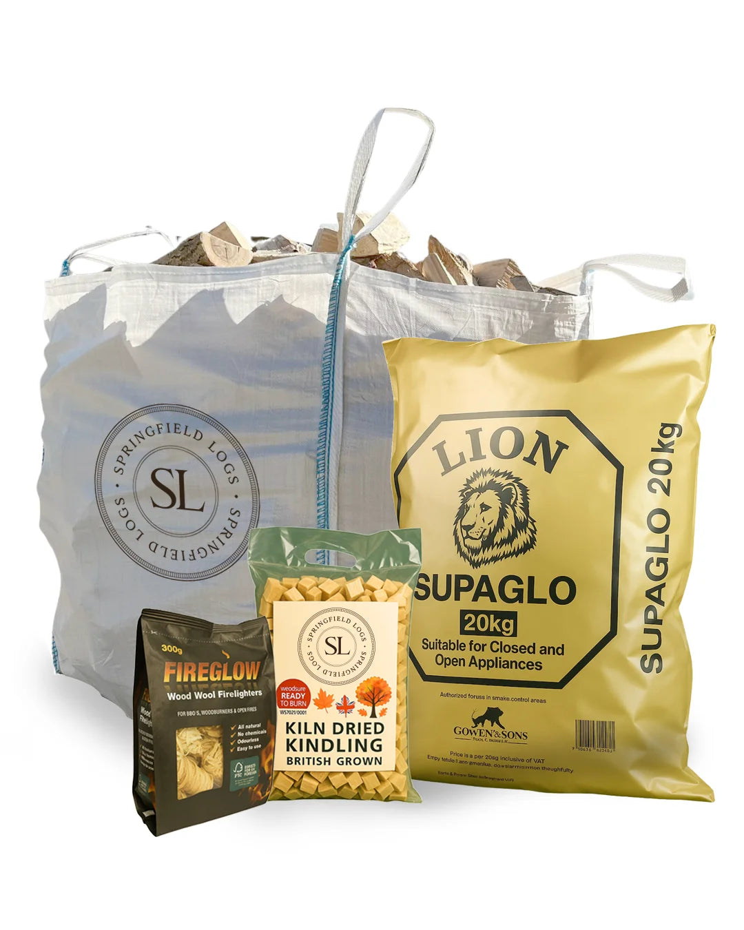 Value Pack with Coal (2 Cubic Meter Bag)